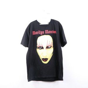 Marilyn Manson Red Lips Alternative Metal Shirt
